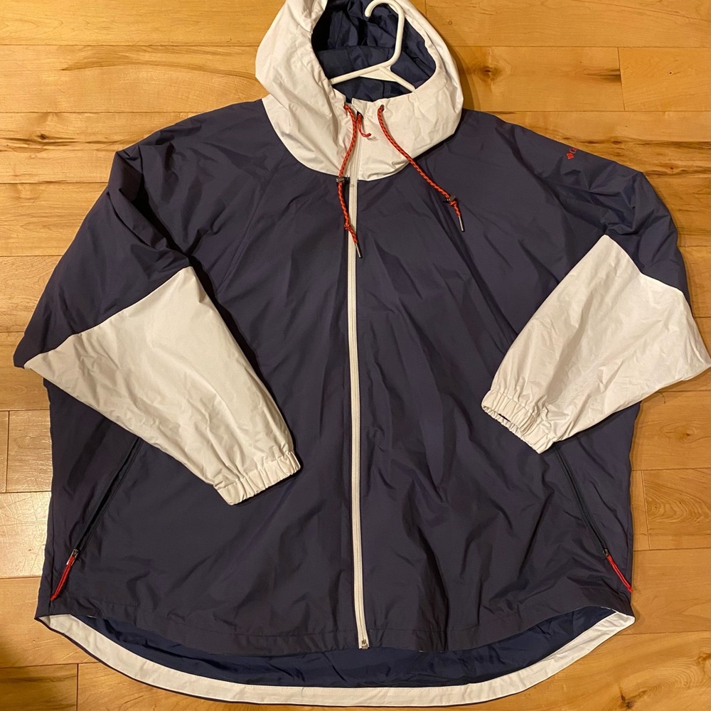 Columbia 2X plus size Rain coat two toned windbreaker